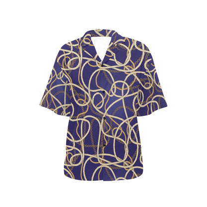 Rope Pattern Print Design A01 Women's Hawaiian Shirt