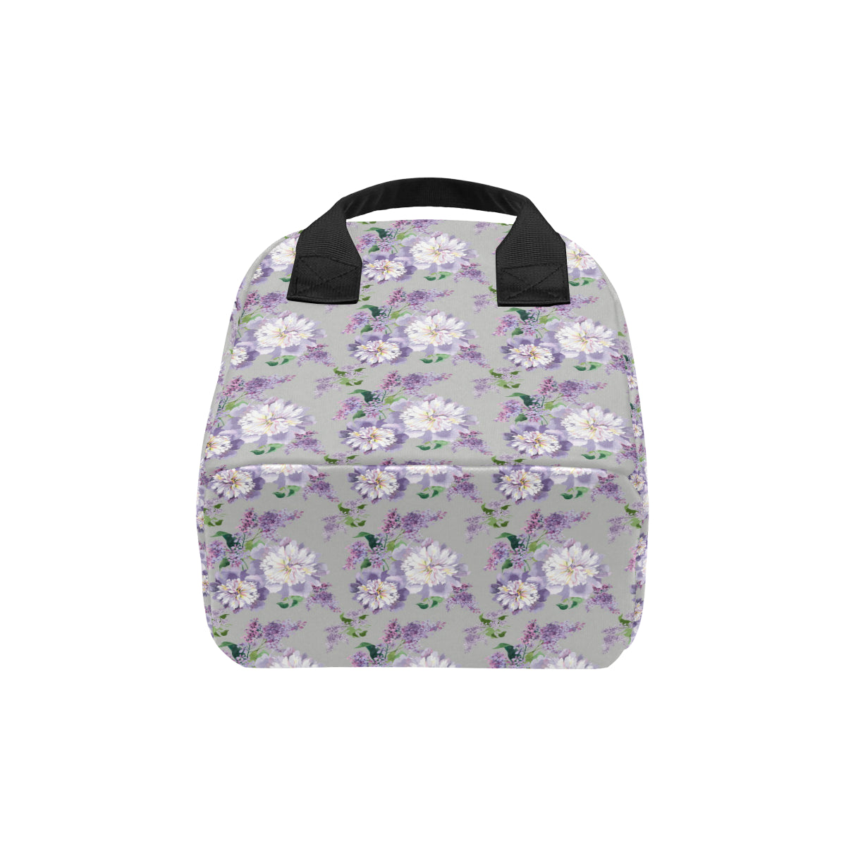 Lilac Pattern Print Design LI07 Insulated Lunch Bag