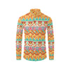 Aztec Pattern Print Design 03 Men's Long Sleeve Shirt