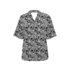 Skull Tattoo Design Print Women's Hawaiian Shirt