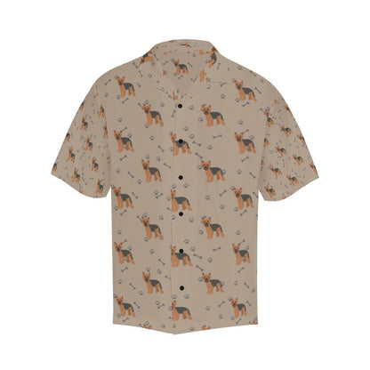 Yorkshire Terriers Print Design LKS305 Men's Hawaiian Shirt