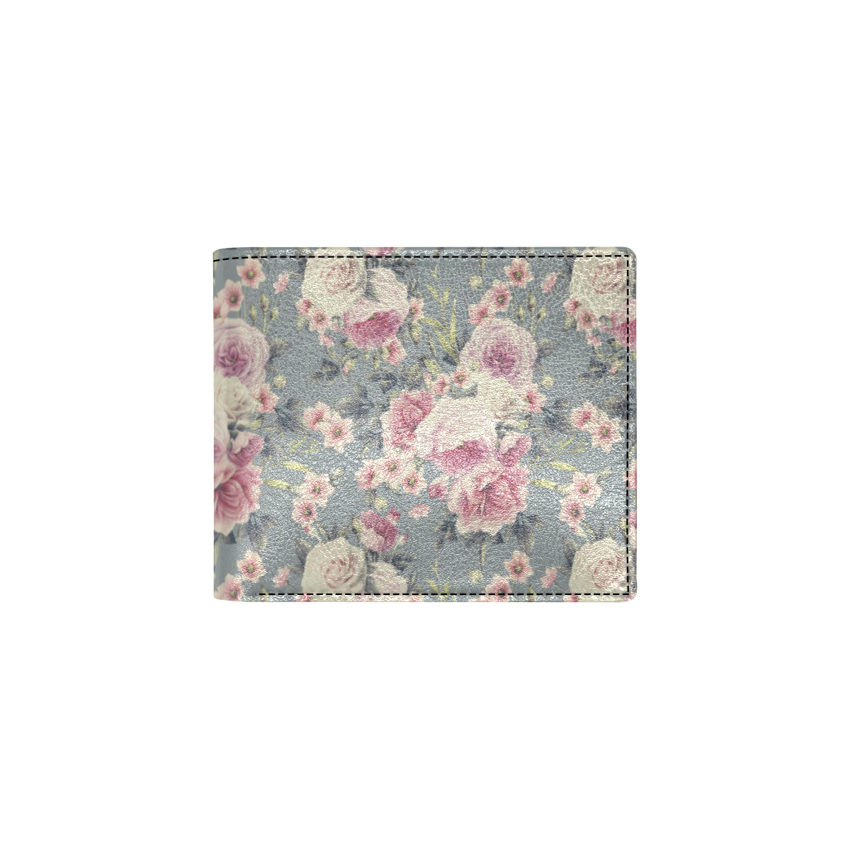 Peony Pattern Print Design PE05 Men's ID Card Wallet