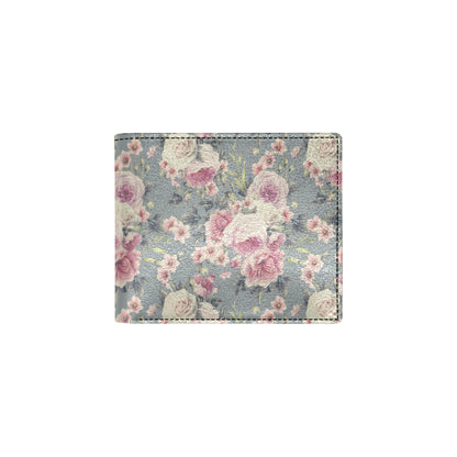 Peony Pattern Print Design PE05 Men's ID Card Wallet