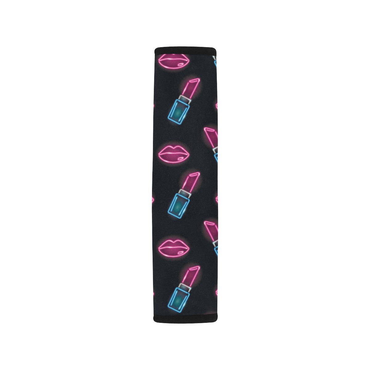 Lipstick Color Neon Pattern Print Design 03 Car Seat Belt Cover