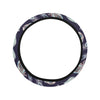 Feather Vintage Boho Design Print Steering Wheel Cover with Elastic Edge