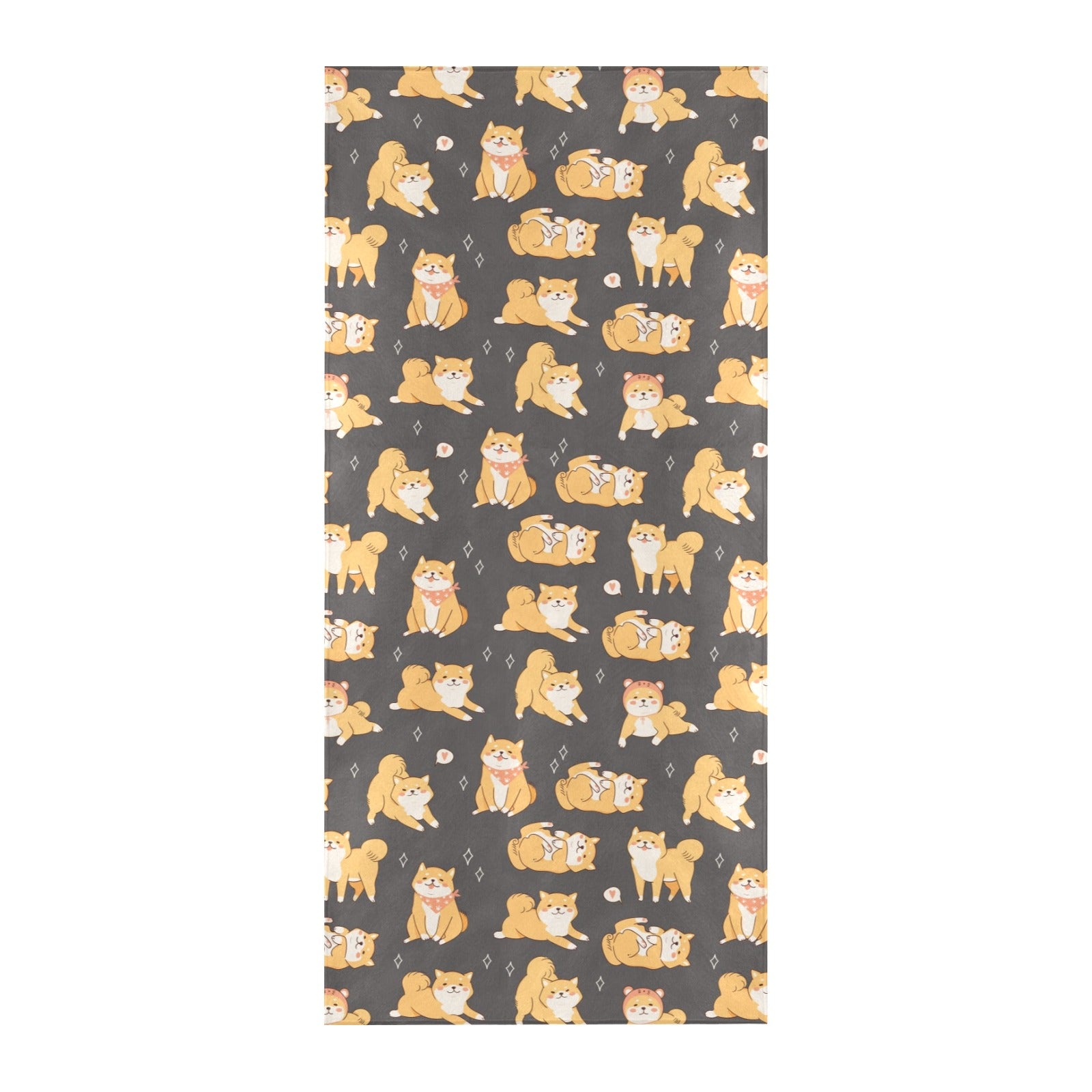 Shiba Inu Print Design LKS309 Beach Towel 32" x 71"