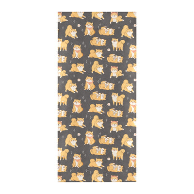 Shiba Inu Print Design LKS309 Beach Towel 32" x 71"