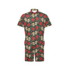 Sugar Skull Red Rose Print Design LKS301 Men's Romper