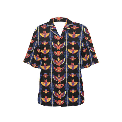 Totem Print Design LKS301 Women's Hawaiian Shirt