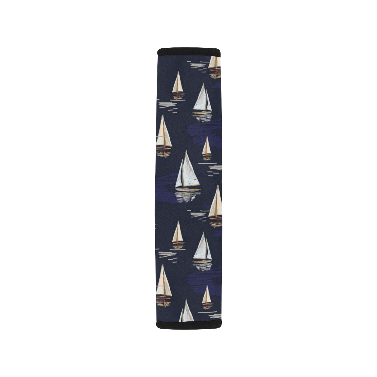 Sailing Ships Pattern Print Design A05 Car Seat Belt Cover