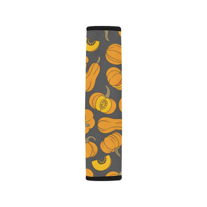 Pumpkin Pattern Print Design A03 Car Seat Belt Cover