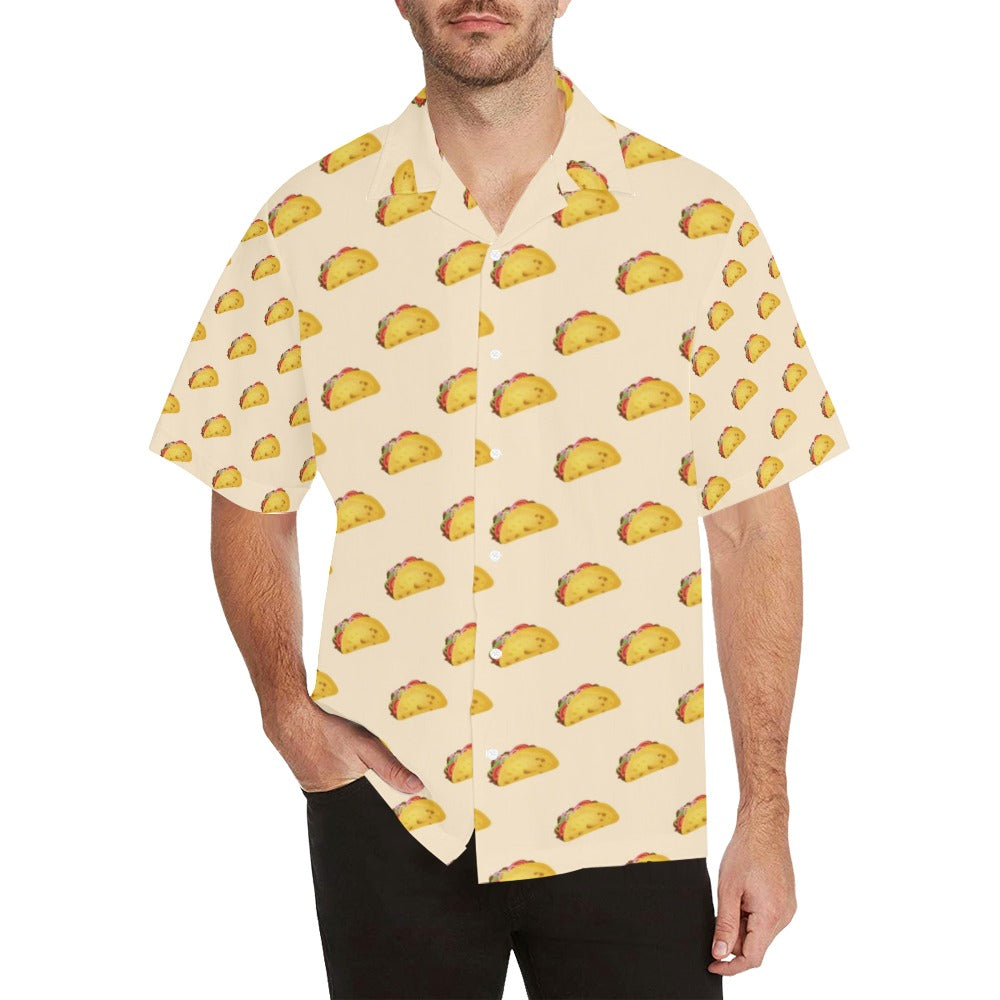 Taco Print Design LKS302 Men's Hawaiian Shirt