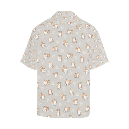Shiba Inu Print Design LKS307 Men's Hawaiian Shirt