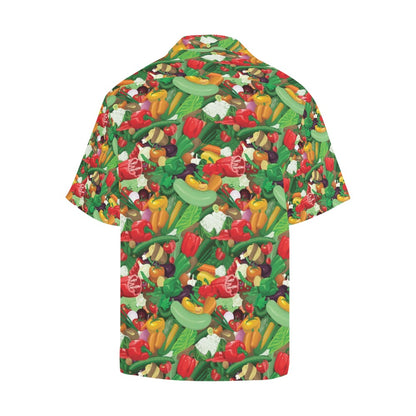 Salad Mix Vegetableprint Design LKS301 Men's Hawaiian Shirt