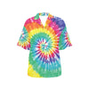 Tie Dye Women's Hawaiian Shirt