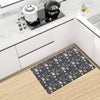 Bohemian Pattern Print Design 09 Kitchen Mat