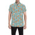 Fox Forest Print Pattern Men's Short Sleeve Button Up Shirt