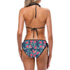 Flamingo Red Hibiscus  Pattern Bikini