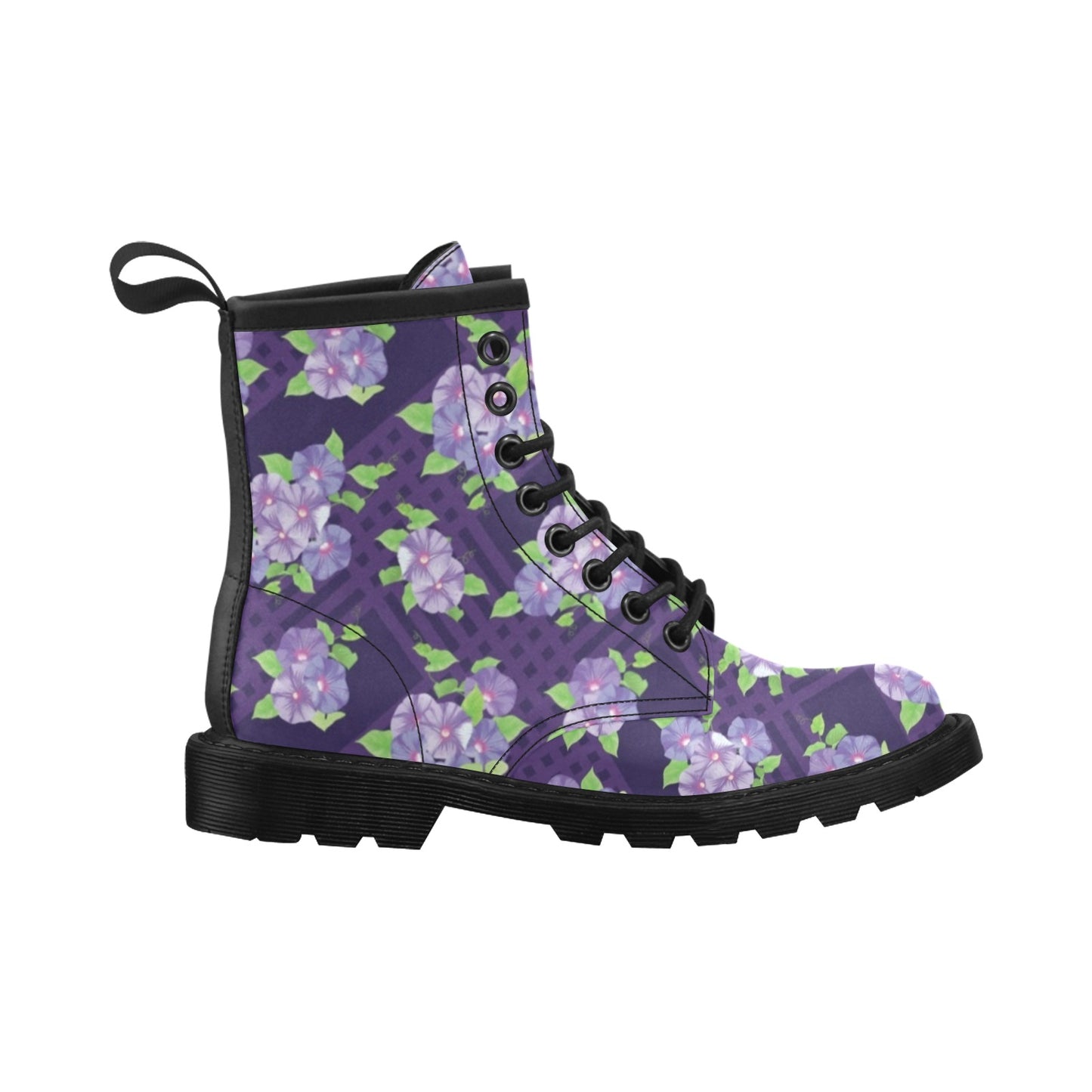 Morning Glory Pattern Print Design MG03 Women's Boots