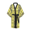 Polynesian Turtle Hawaiian Design Print Women Kimono Robe