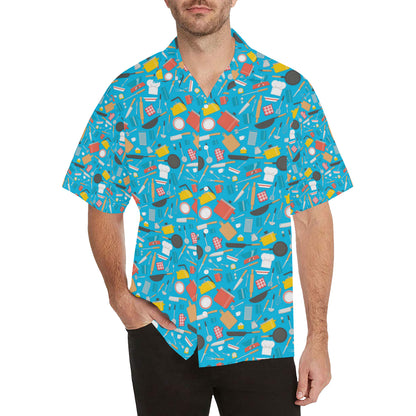 Cooking Kitchen Tools Pattern Print Design 03 Men's Hawaiian Shirt