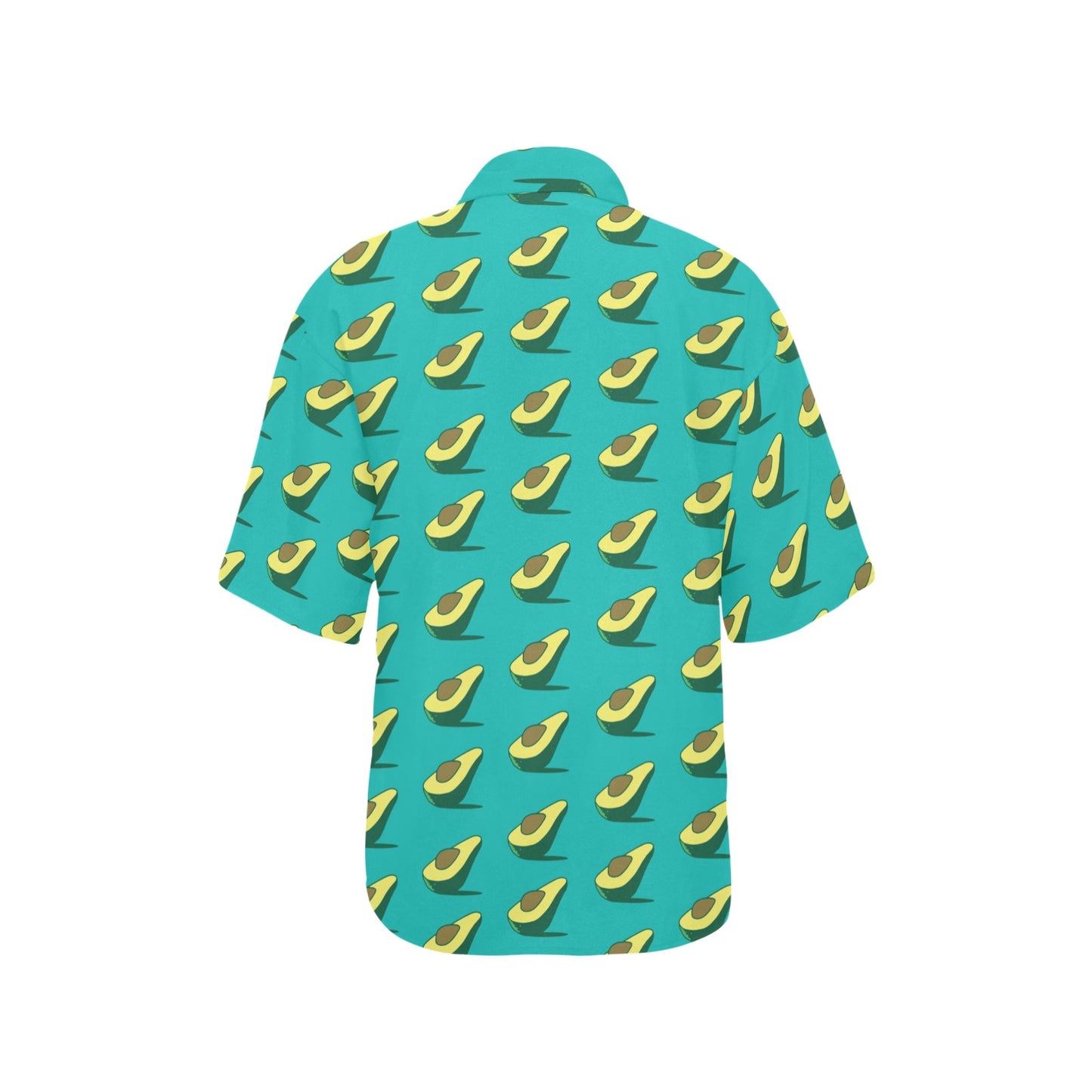 Avocado Pattern Print Design 03 Women's Hawaiian Shirt