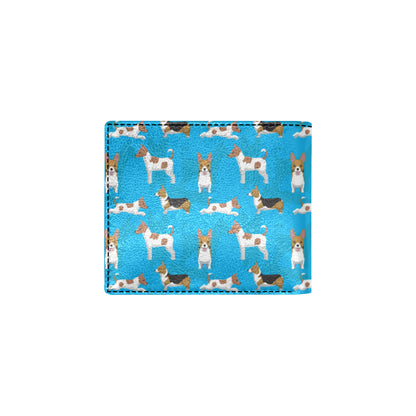 Cardigan Welsh Corgis Pattern Print Design 01 Men's ID Card Wallet