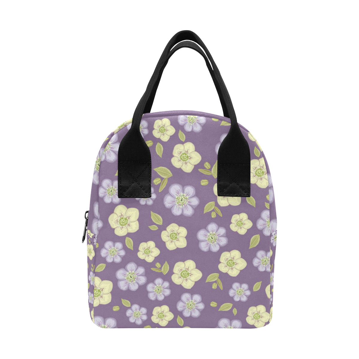 Anemone Pattern Print Design AM013 Insulated Lunch Bag