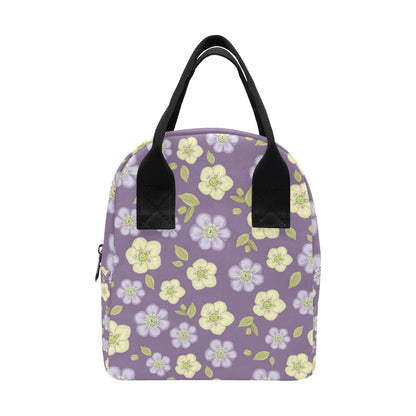 Anemone Pattern Print Design AM013 Insulated Lunch Bag
