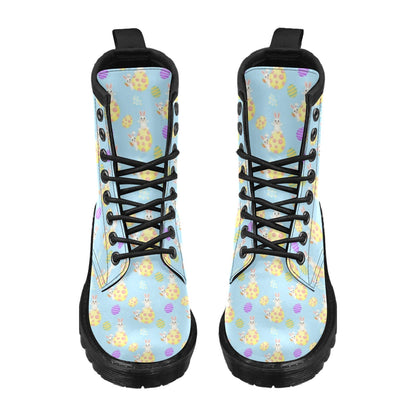 Easter Eggs Pattern Print Design RB015 Women's Boots