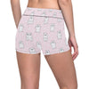 Polar Bear Pattern Print Design PB09 Yoga Shorts