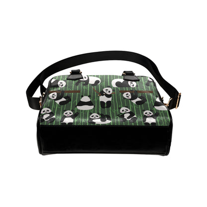 Panda Pattern Print Design A04 Shoulder Handbag