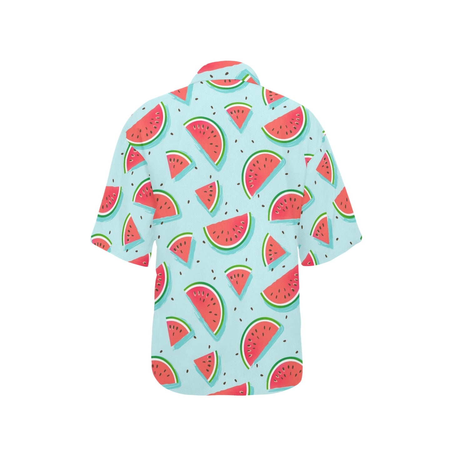 Watermelon Pattern Print Design WM03 Women's Hawaiian Shirt