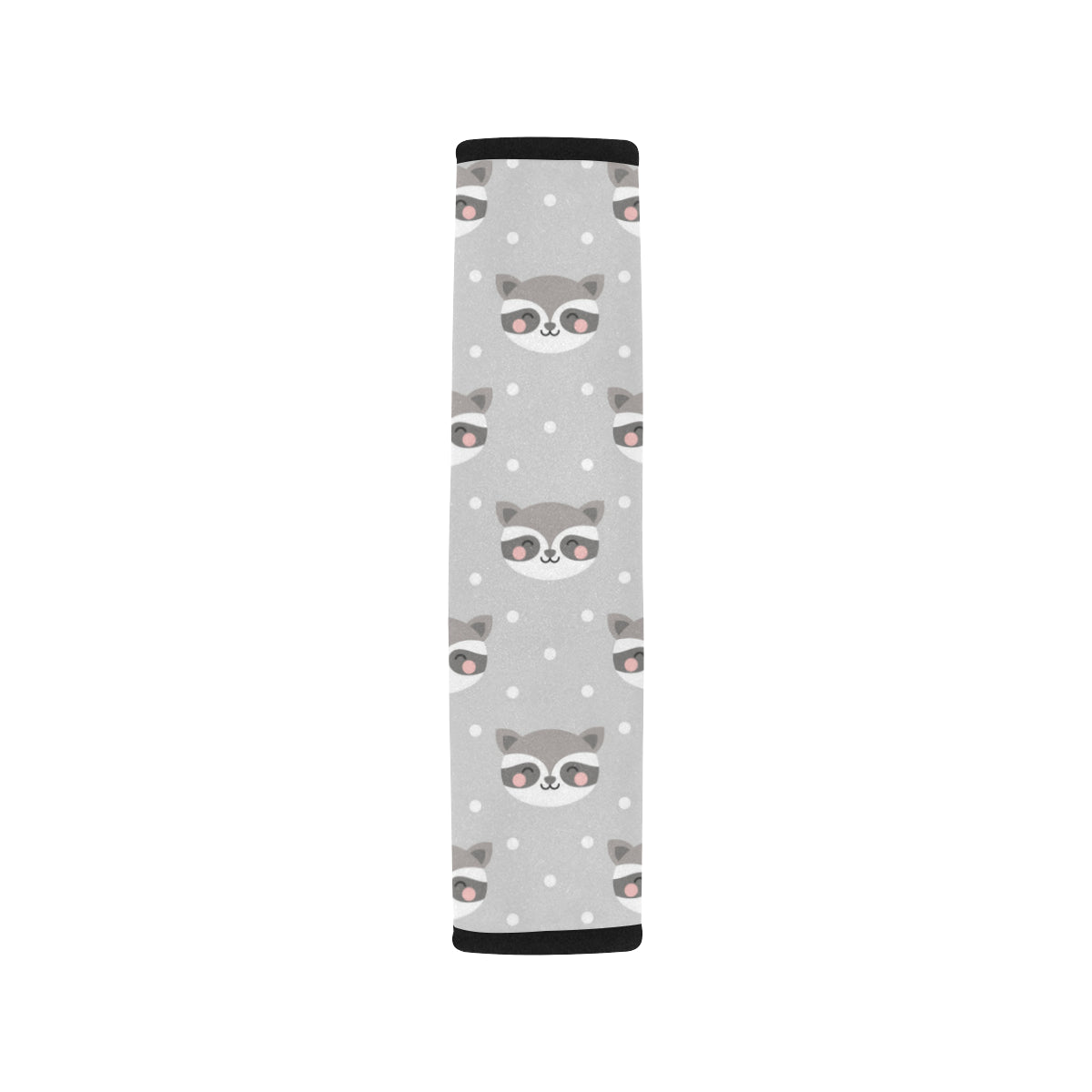 Raccoon Pattern Print Design A04 Car Seat Belt Cover