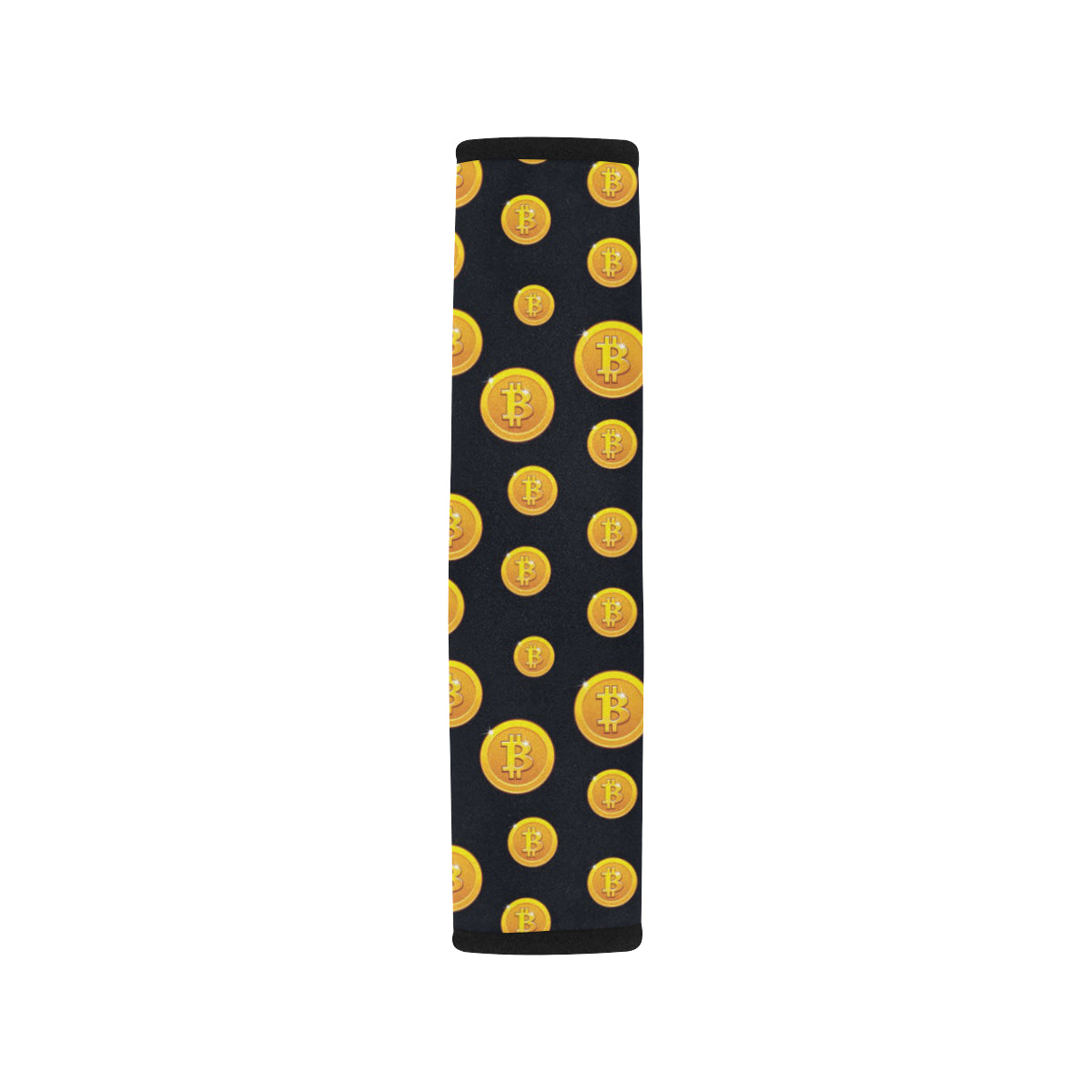 Bitcoin Pattern Print Design DO04 Car Seat Belt Cover