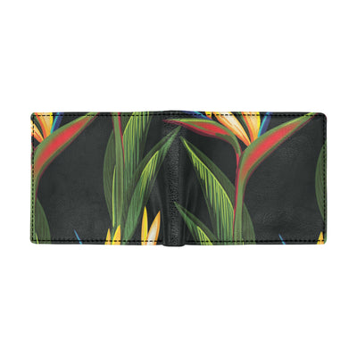 Bird Of Paradise Pattern Print Design BOP012 Men's ID Card Wallet