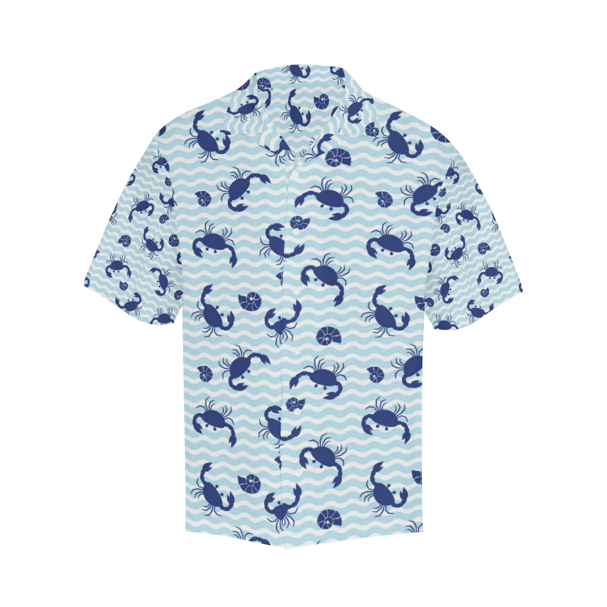 Crab Pattern Print Design 04 Men's Hawaiian Shirt