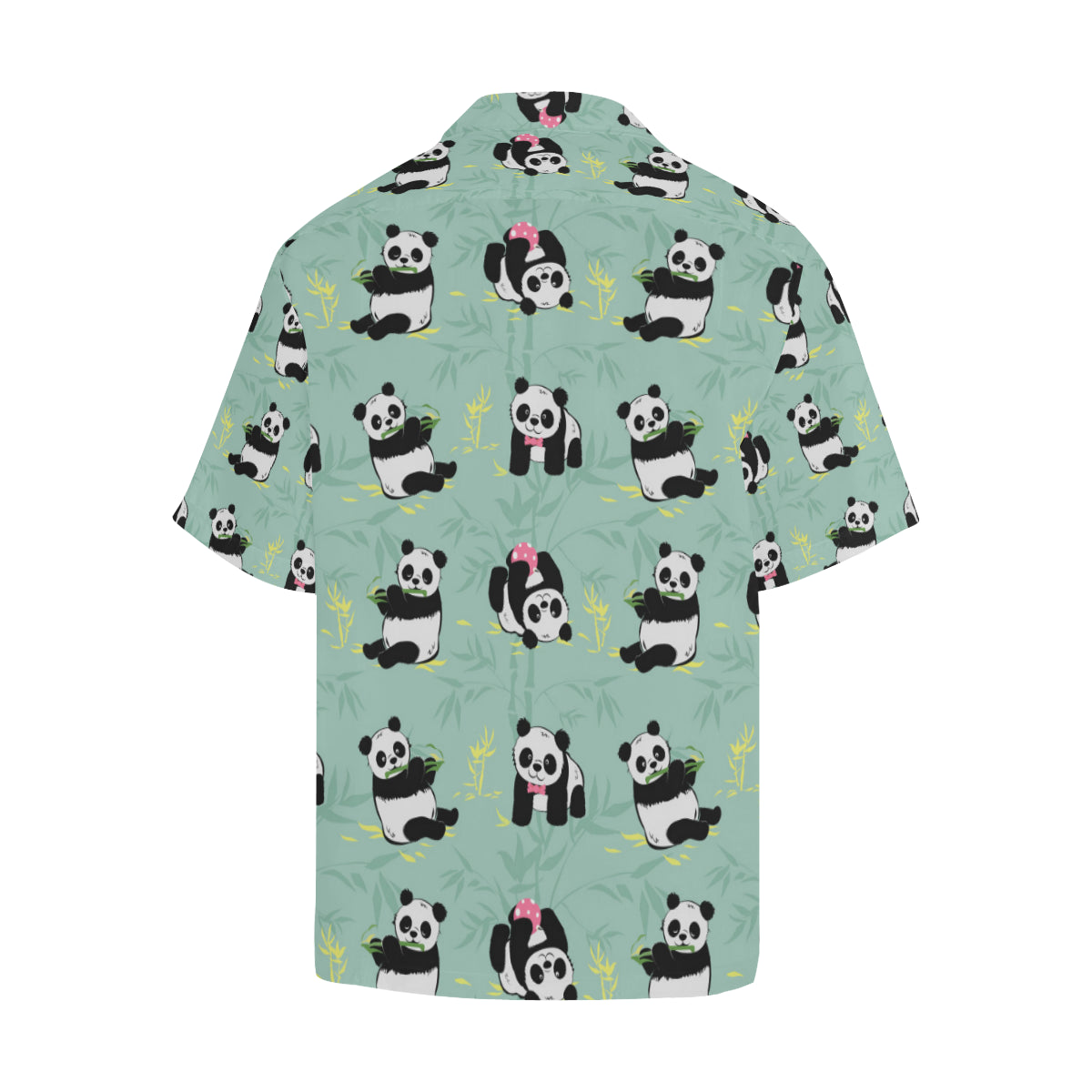 Panda Pattern Print Design A05 Men's Hawaiian Shirt