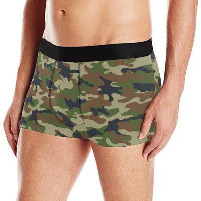 Army Camouflage Pattern Print Design 01 Men's Boxer Briefs