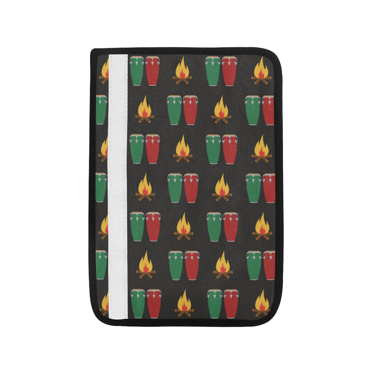 Conga Pattern Print Design 01 Car Seat Belt Cover
