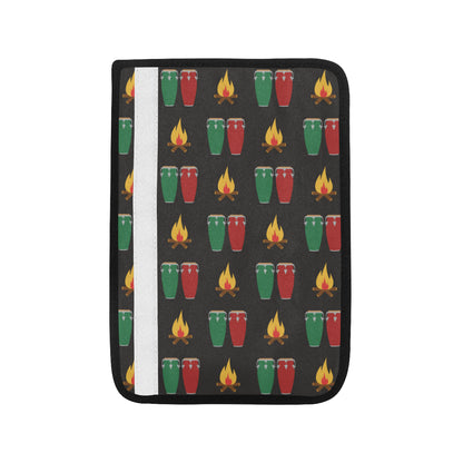 Conga Pattern Print Design 01 Car Seat Belt Cover