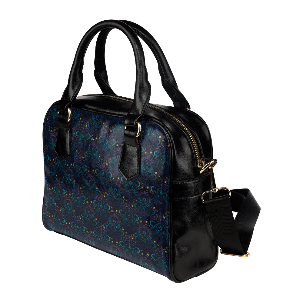 Celestial Pattern Print Design 06 Shoulder Handbag