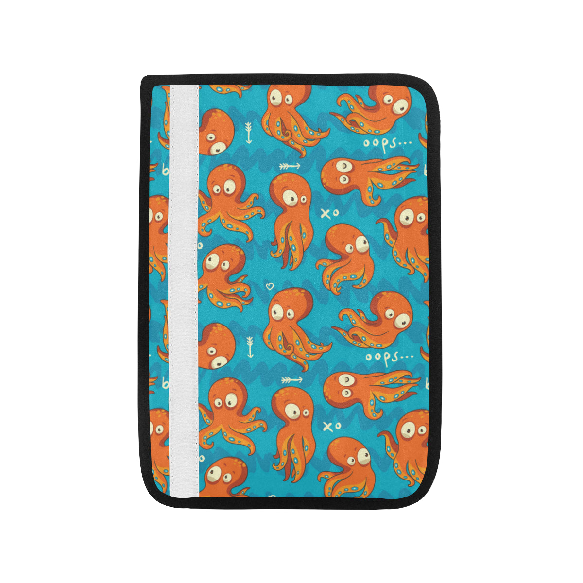 Octopus Pattern Print Design A02 Car Seat Belt Cover