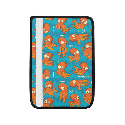 Octopus Pattern Print Design A02 Car Seat Belt Cover