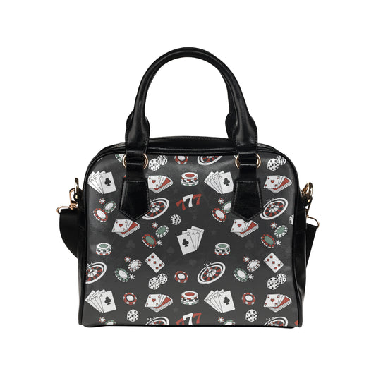 Casino Pattern Print Design 02 Shoulder Handbag