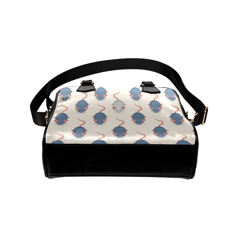 Rat Pattern Print Design 03 Shoulder Handbag
