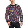 Hawaiian Themed Pattern Print Design H024 Men Long Sleeve Sweatshirt