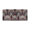 Native Indian Skull Men's ID Card Wallet