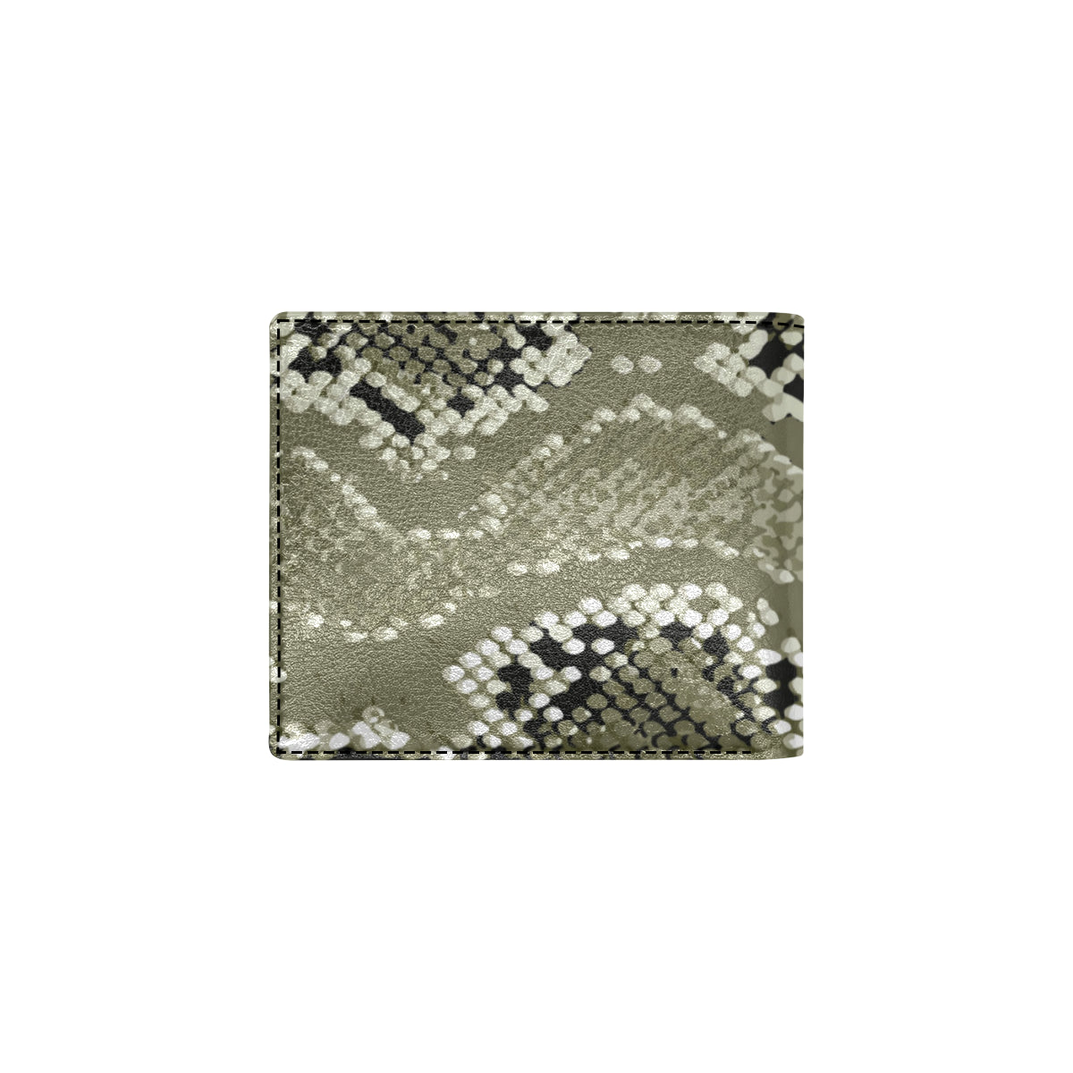 Python Pattern Print Design A04 Men's ID Card Wallet