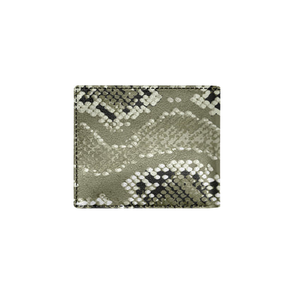 Python Pattern Print Design A04 Men's ID Card Wallet